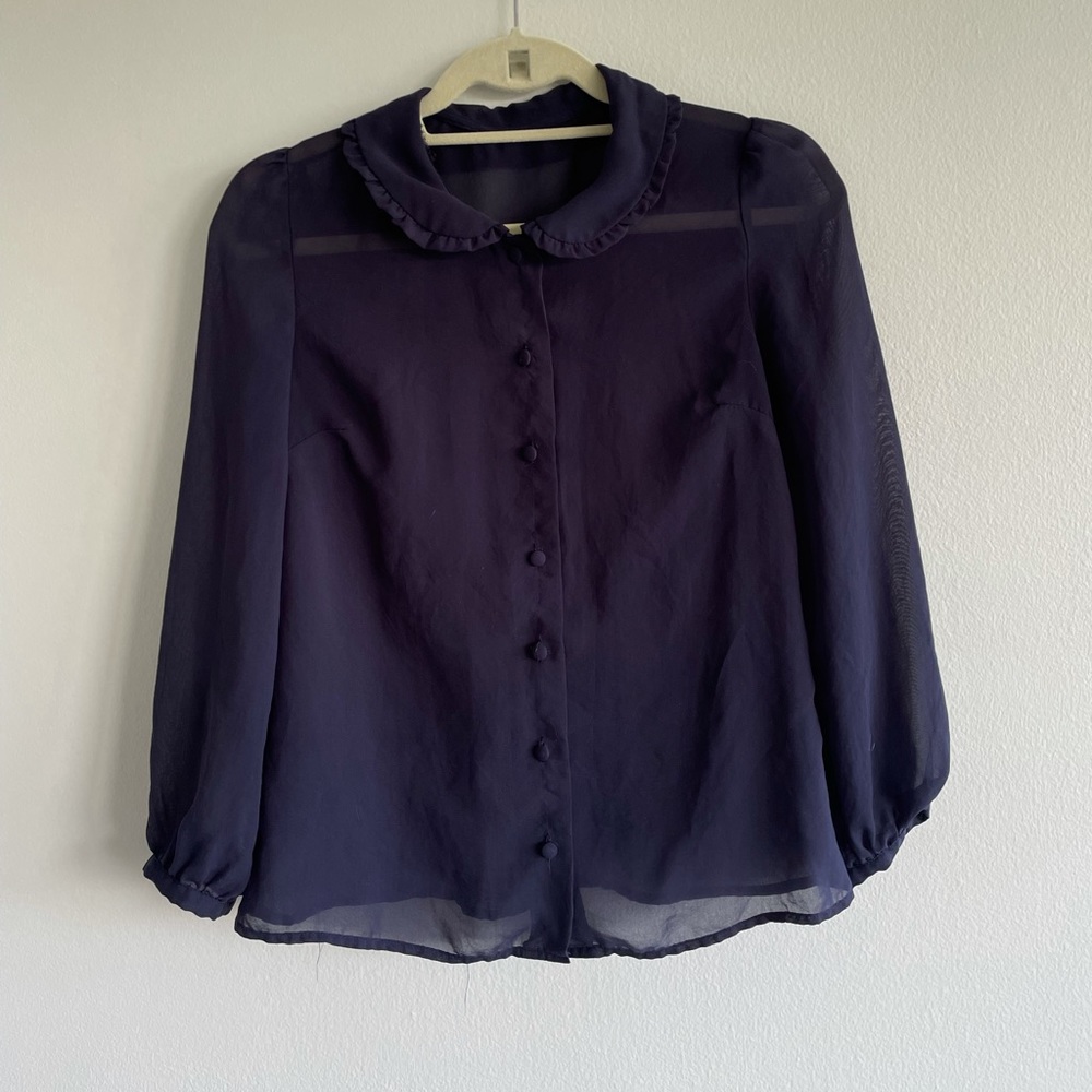 Vintage sheer blouse